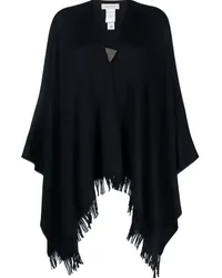 Fabiana Filippi Cape mit Perlen Blau