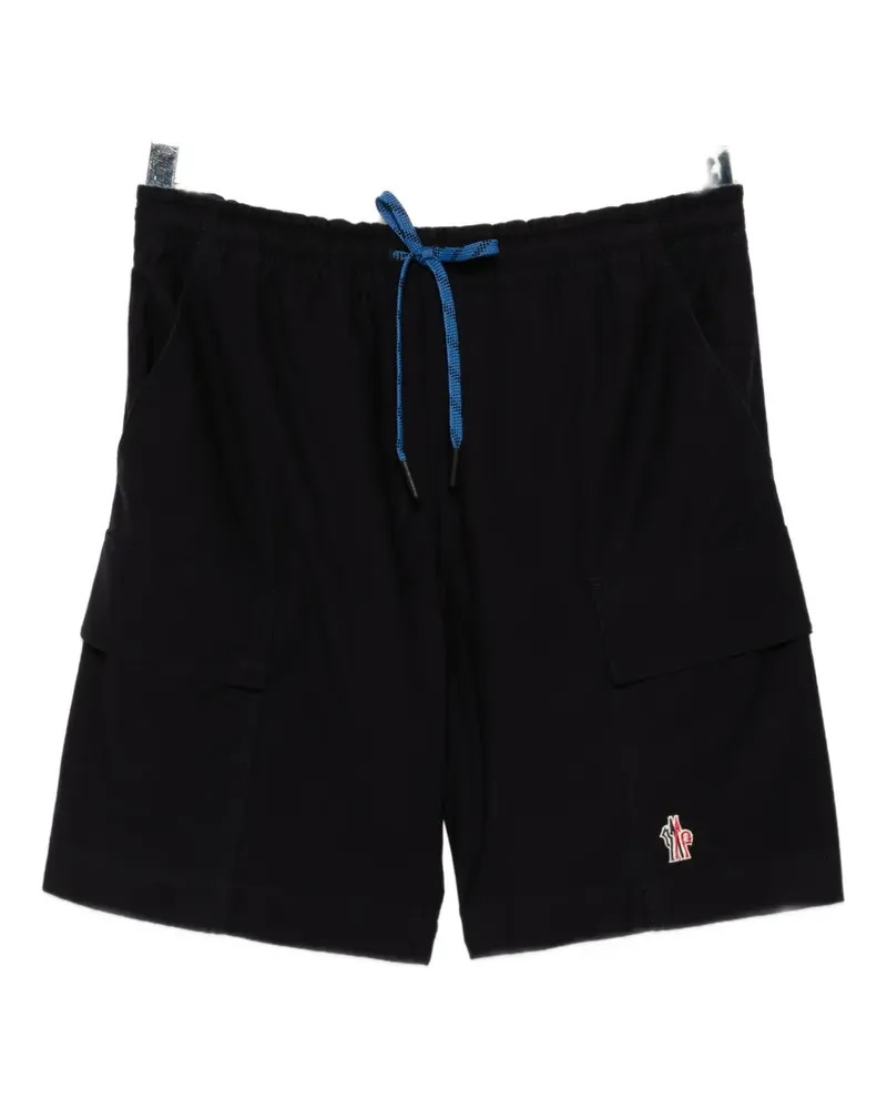 Moncler gabardine cargo shorts - Blau Blau