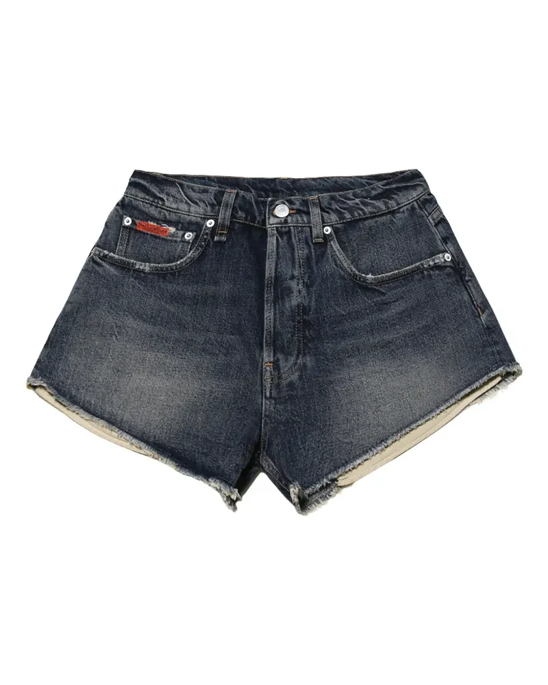 Martine Rose frayed denim shorts - Blau Blau