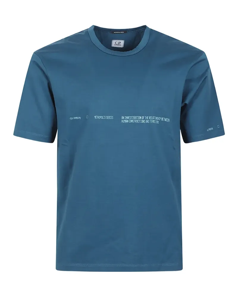 C.P. Company Metropolis Series graphic-print T-shirt - Blau Blau