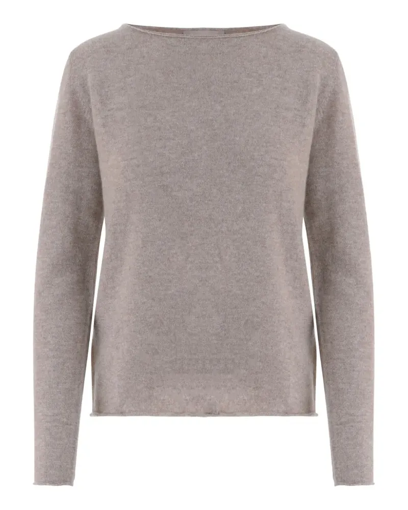 ALLUDE Klassischer Kaschmirpullover - Nude Nude