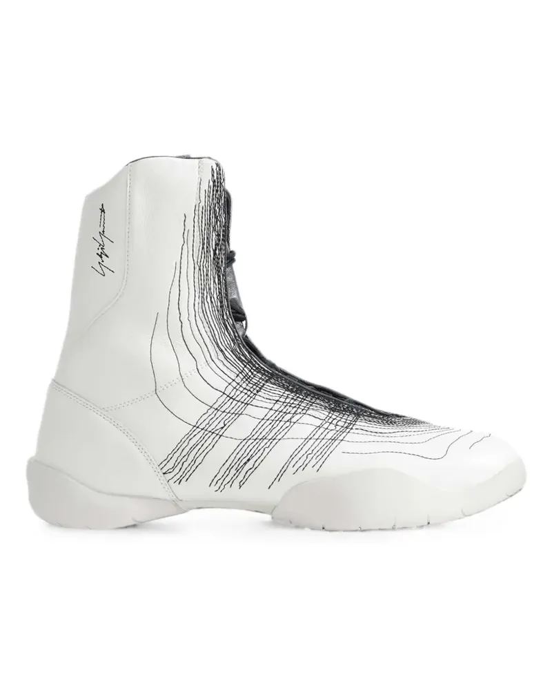 Y-3 x Yohji Yamamoto Regu high-top sneakers - Weiß Weiß