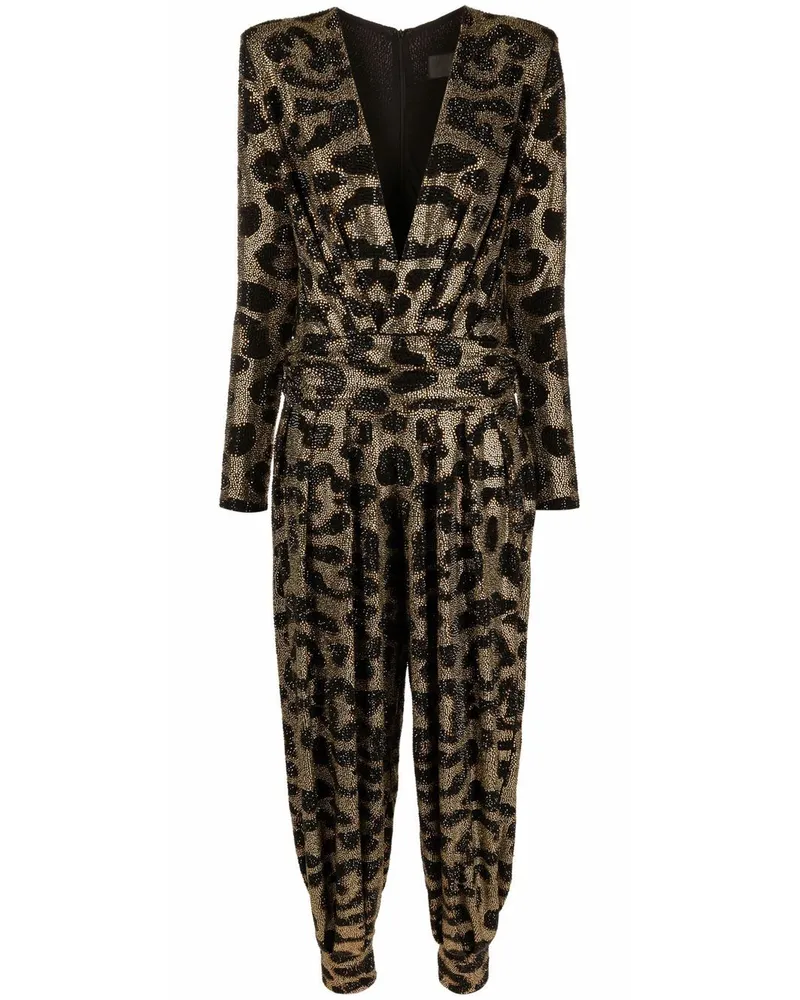 Philipp Plein Jumpsuit mit Schmucksteinen - Nude Nude