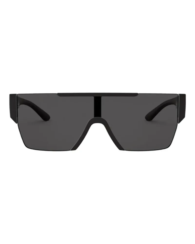 Burberry Sonnenbrille mit geometrischem Gestell - Schwarz Schwarz