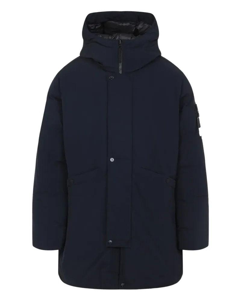 Stone Island Primaloft Mantel mit Mikro-Twill - Blau Blau
