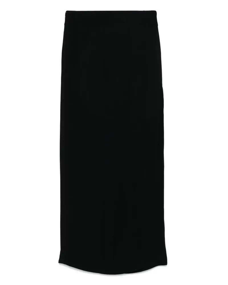 Totême Klassischer High-Waist-Rock - Schwarz Schwarz