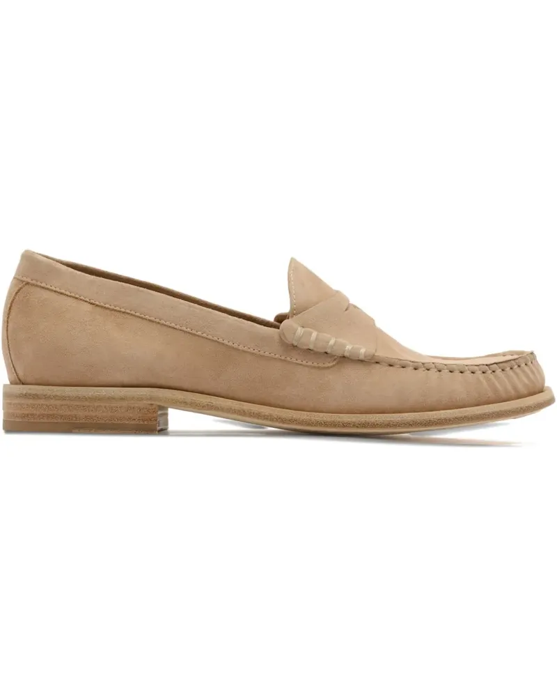 Stuart Weitzman Penny-Loafer mit Ziernaht - Nude Nude