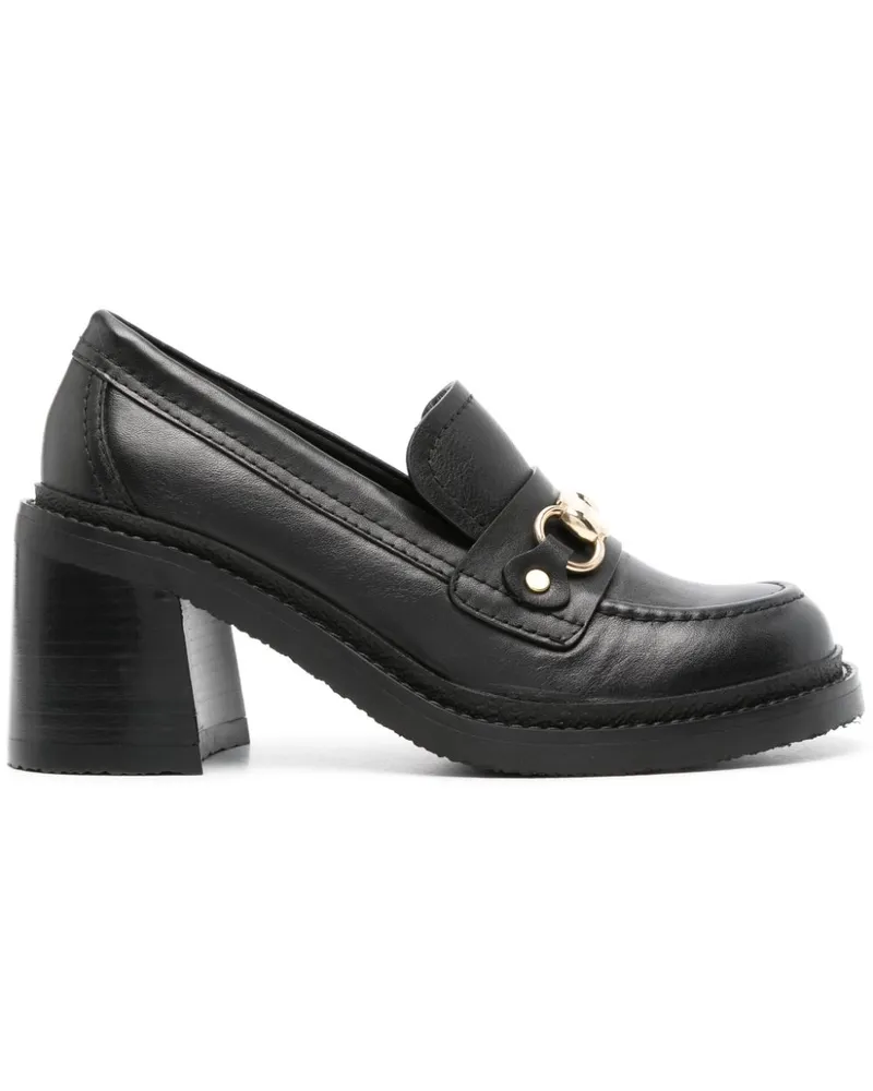 See by Chloé Loafer mit Logo-Schild 80mm Schwarz