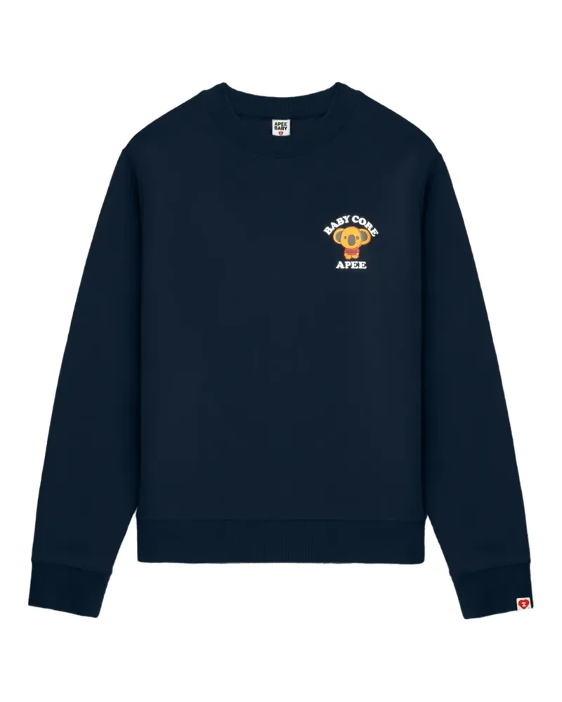BAPE Sweatshirt mit Print - Blau Blau
