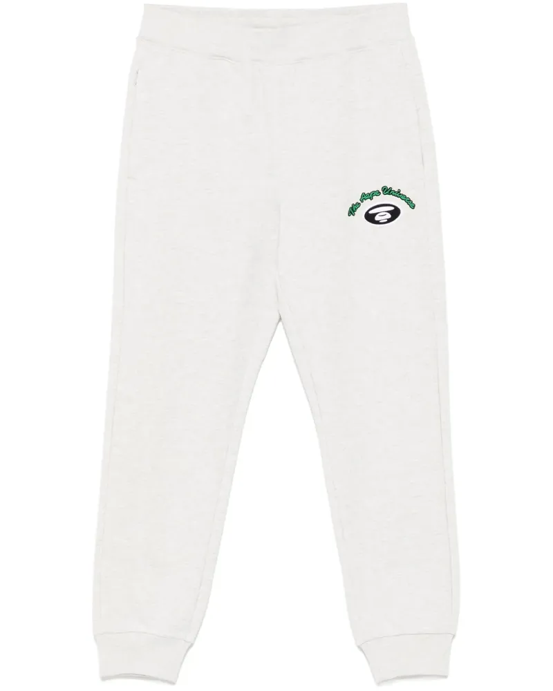 BAPE Jogginghose mit Logo-Patch - Weiß Weiß