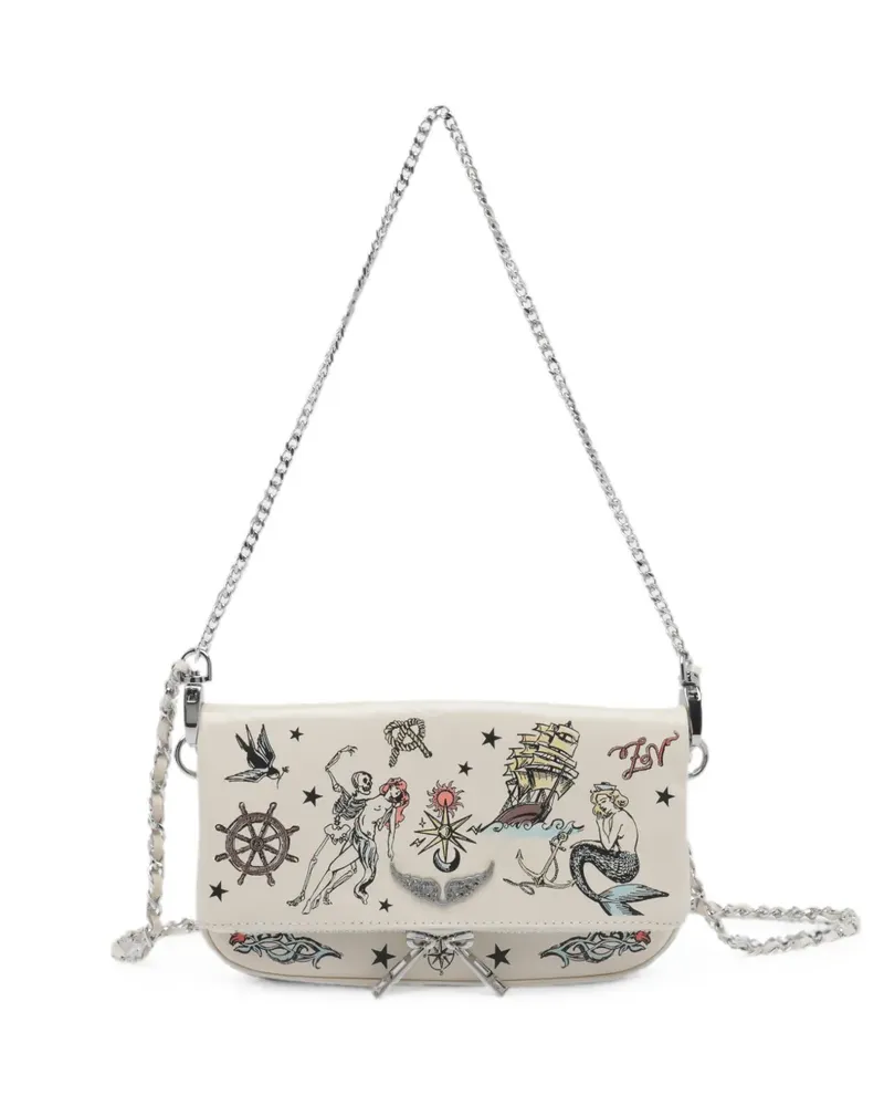 Zadig & Voltaire Rock Mini Tattoo clutch - Nude Nude