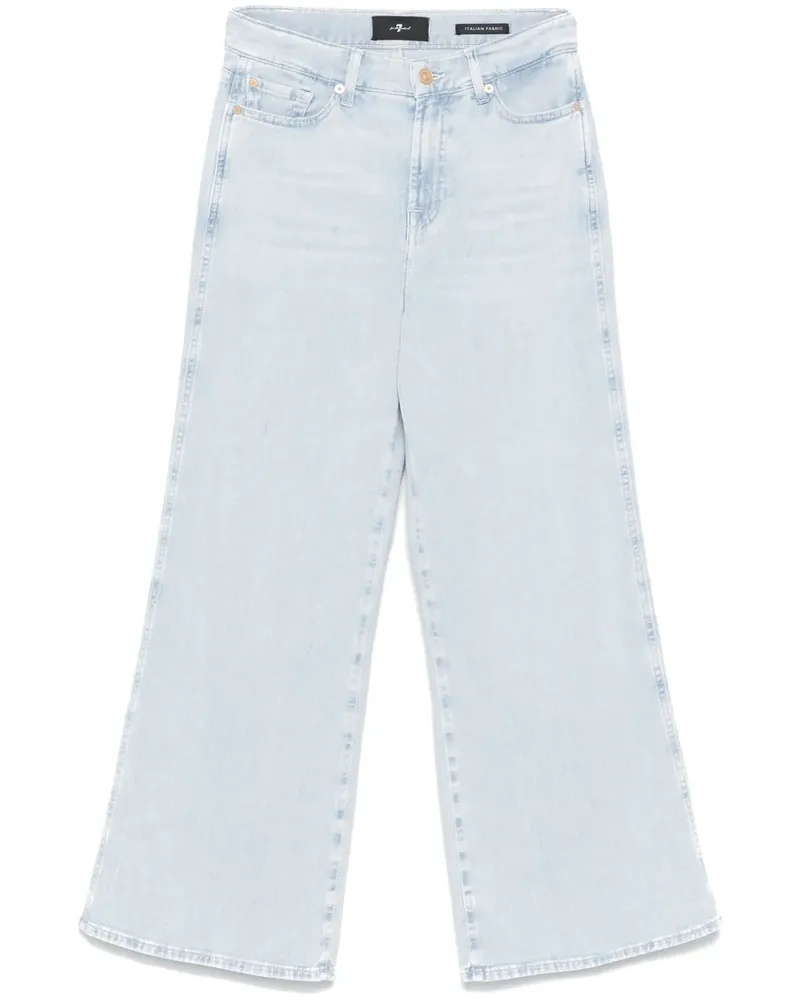 7 for all mankind Lotta Jeans mit weitem Bein - Blau Blau