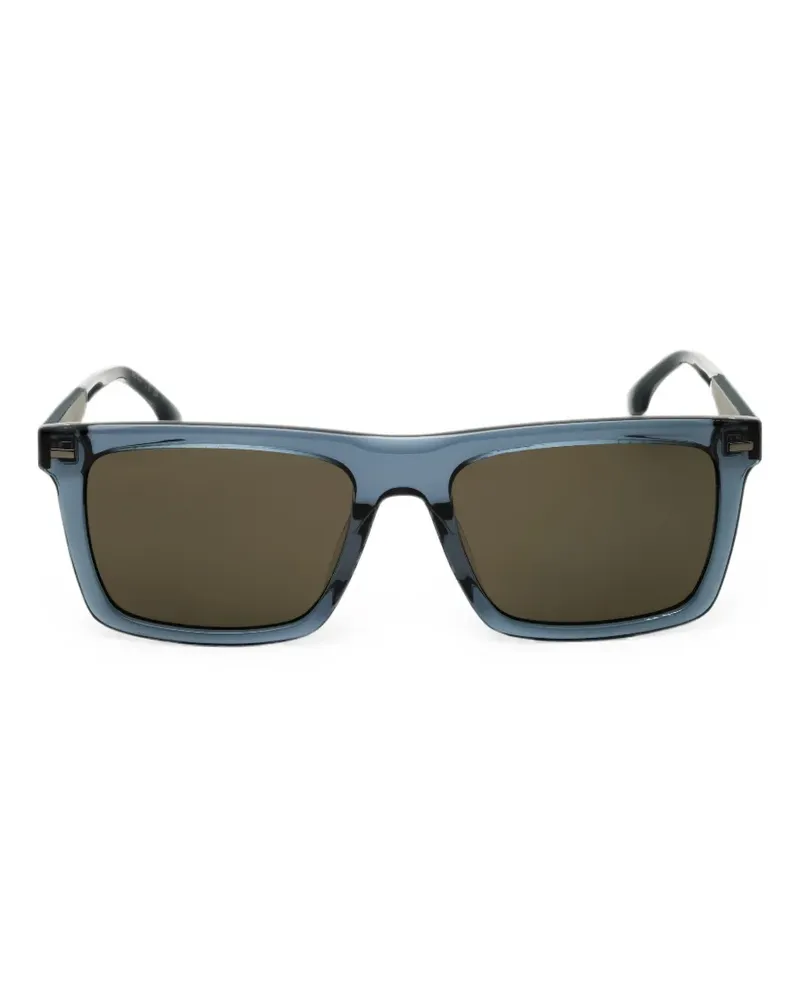HUGO BOSS rectangle-frame sunglasses - Blau Blau