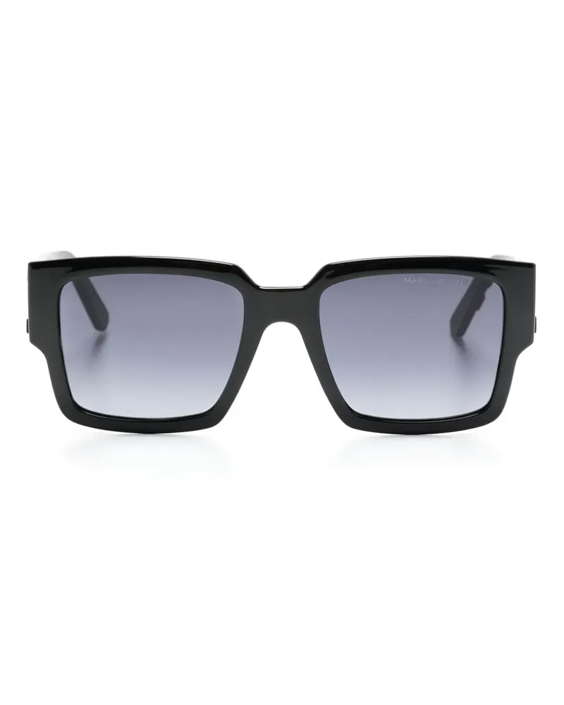 Marc Jacobs The Bold Logo Sonnenbrille mit eckigem Gestell - Schwarz Schwarz
