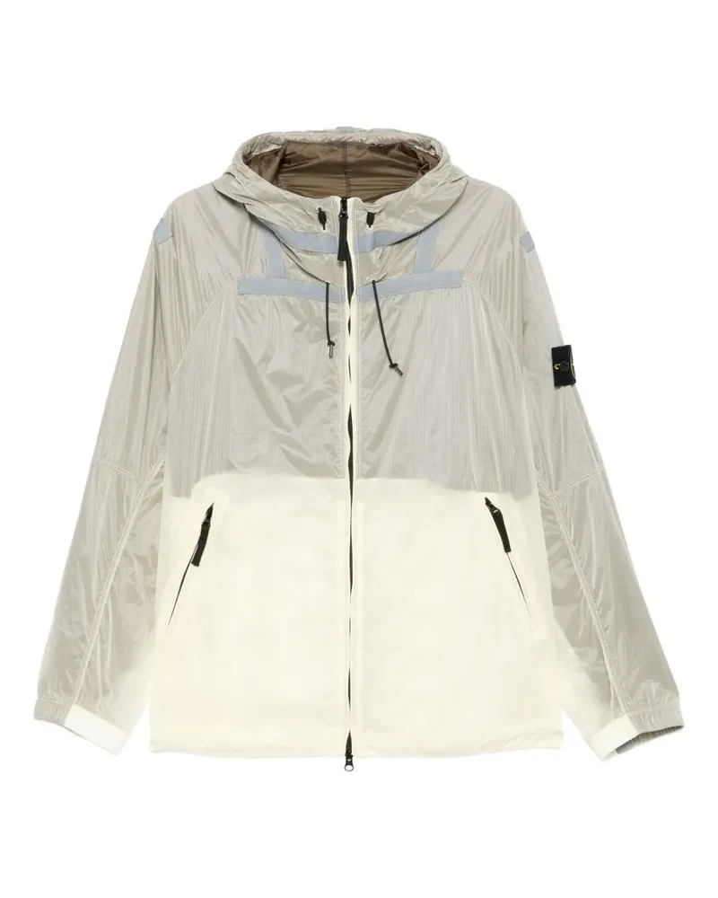 Stone Island Kapuzenjacke mit Einsätzen - Nude Nude