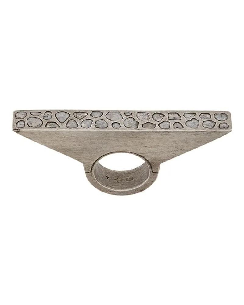 Parts Of Four Sistema Bridge' Ring - Silber Silber