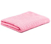 Allover polka-dot bath towel