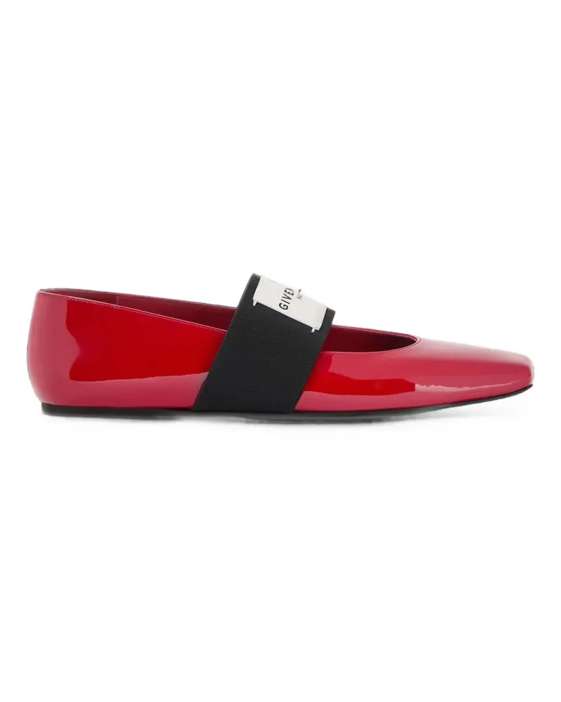 Givenchy Sliced Square Ballerinas - Rot Rot