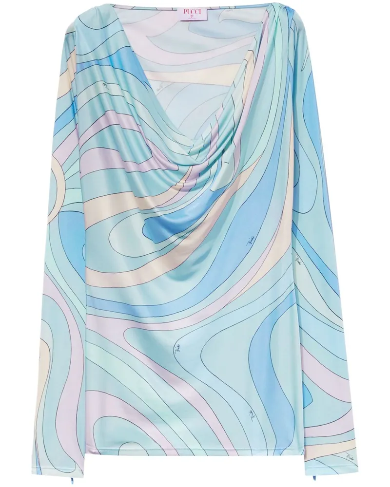 Emilio Pucci Klassische Bluse - Blau Blau