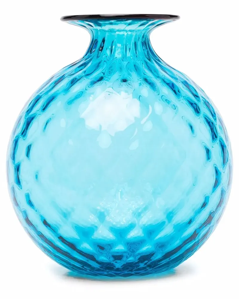 Venini Monofiori Balloton Vase - Blau Blau