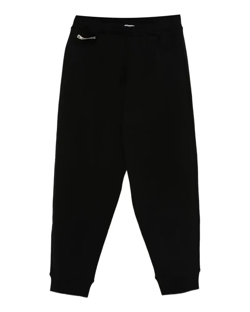 Moschino logo-tag track pants - Schwarz Schwarz