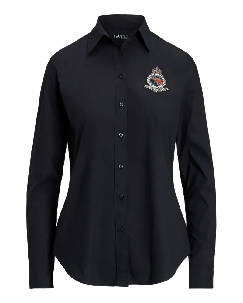 Ralph Lauren Hemd mit Zierknöpfen - Schwarz Schwarz