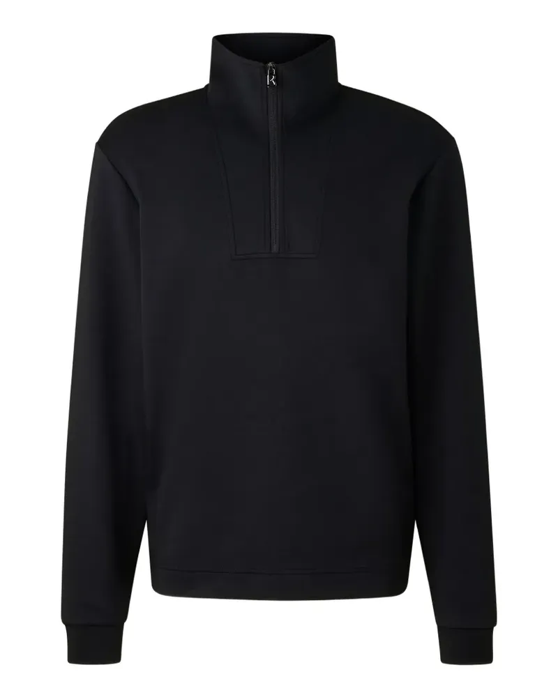 Bogner Raven Pullover mit kurzem Reißverschluss - Schwarz Schwarz