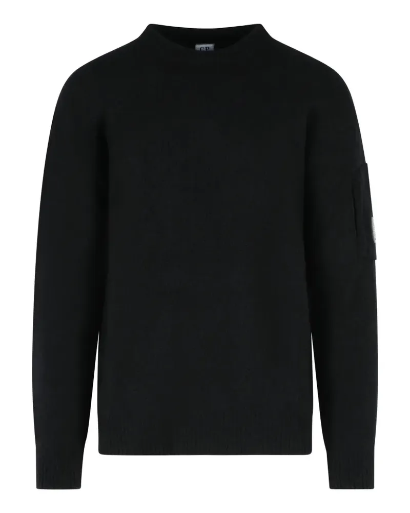 C.P. Company Pullover mit Lens-Detail - Schwarz Schwarz