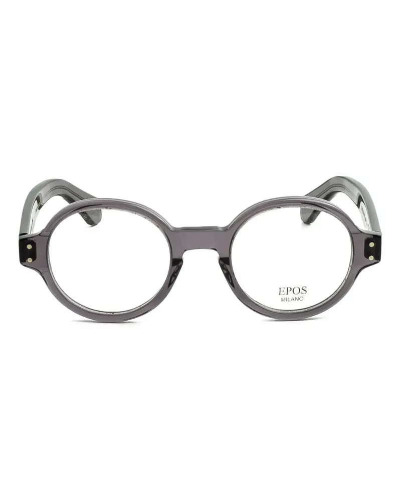 EPOS Brille mit rundem Gestell - Grau Grau