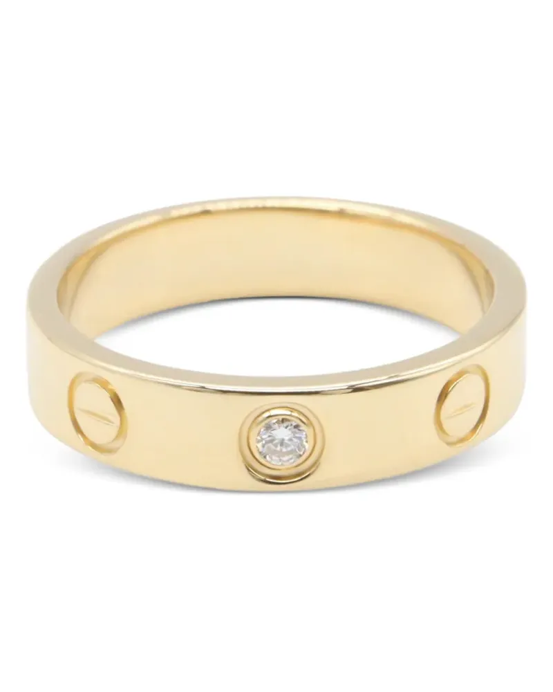 Cartier 2010s Love diamond-embellishment ring - Gold Gold