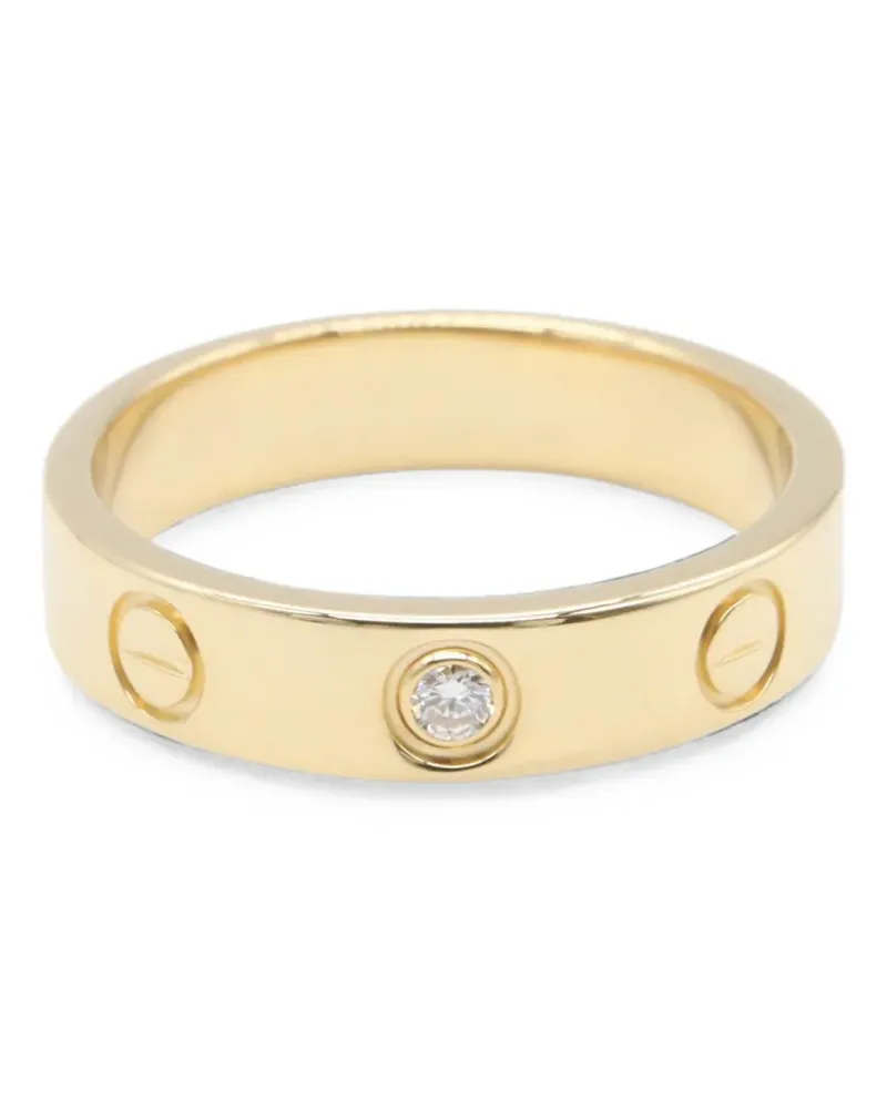 Cartier 2010s Love diamond-embellishment ring - Gold Gold