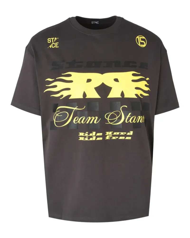 Stance T-Shirt mit grafischem Print - Grau Grau