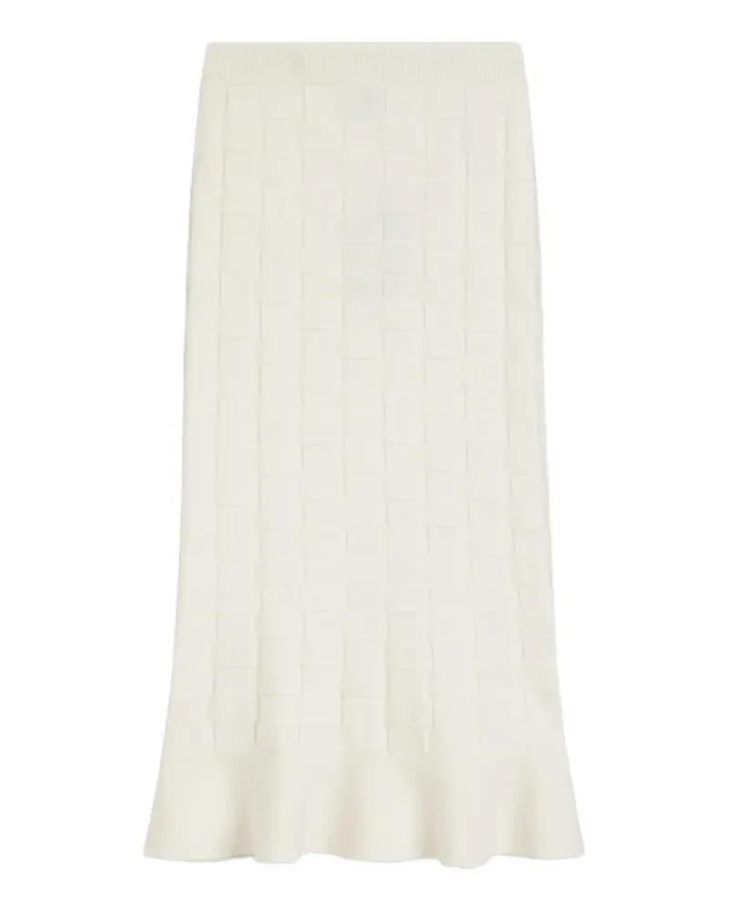 HUGO BOSS Gestrickter Midirock - Nude Nude