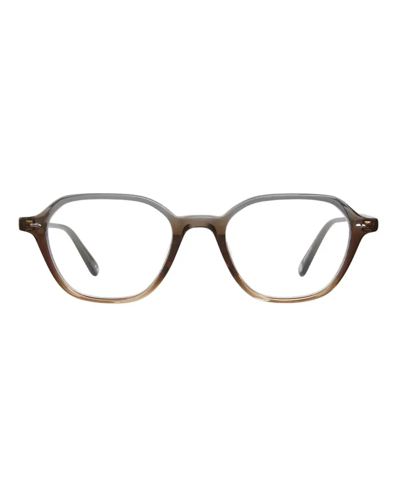 Garrett Leight Galloway geometric-frame glasses - Grau Grau