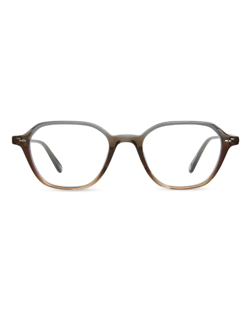 Garrett Leight Galloway geometric-frame glasses - Grau Grau