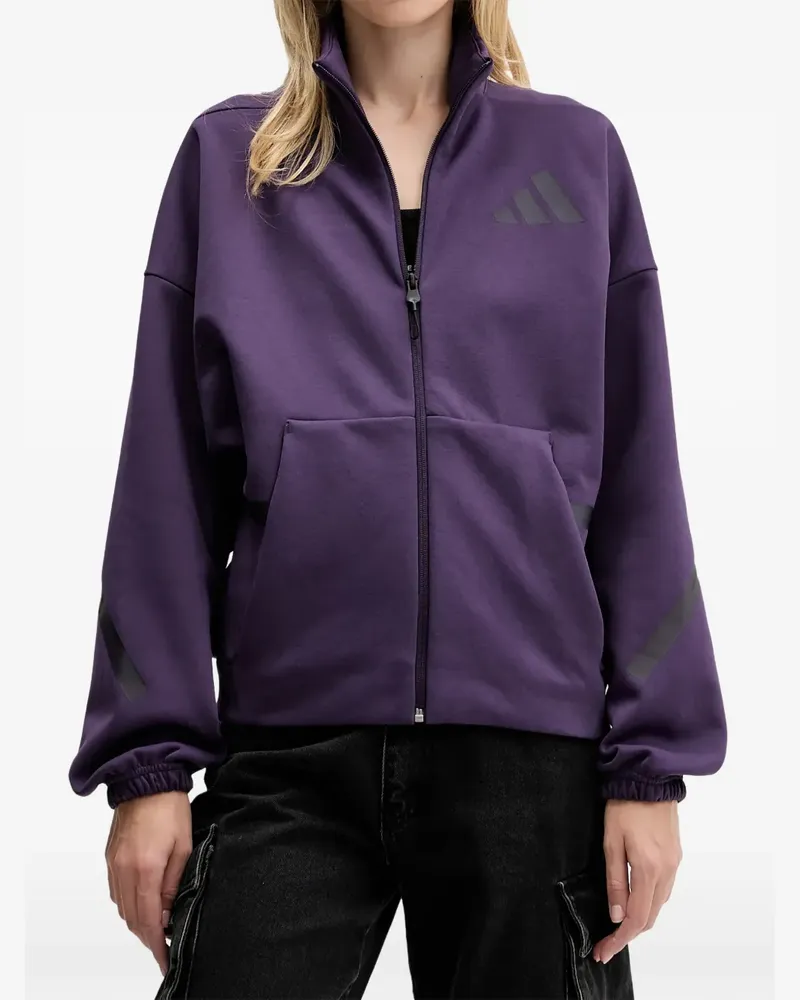 adidas Z.N.E. logo-print sweatshirt - Violett Violett