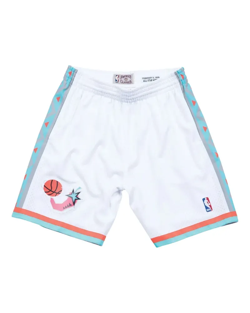 Mitchell & Ness NBA "1996 All-Star West" Shorts - Weiß Weiß