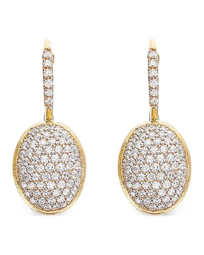 NANIS 18kt Gelbgoldohrstecker mit Diamant Gold