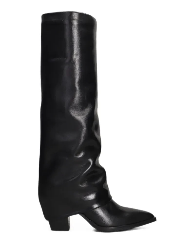 Julie Dee pointed-toe gaiter boots - Schwarz Schwarz
