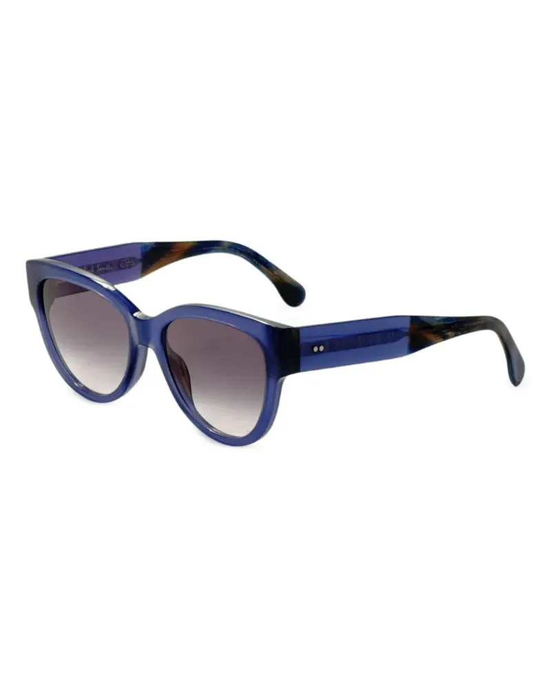 Paul Smith Geometrische Etta Sonnenbrille - Blau Blau