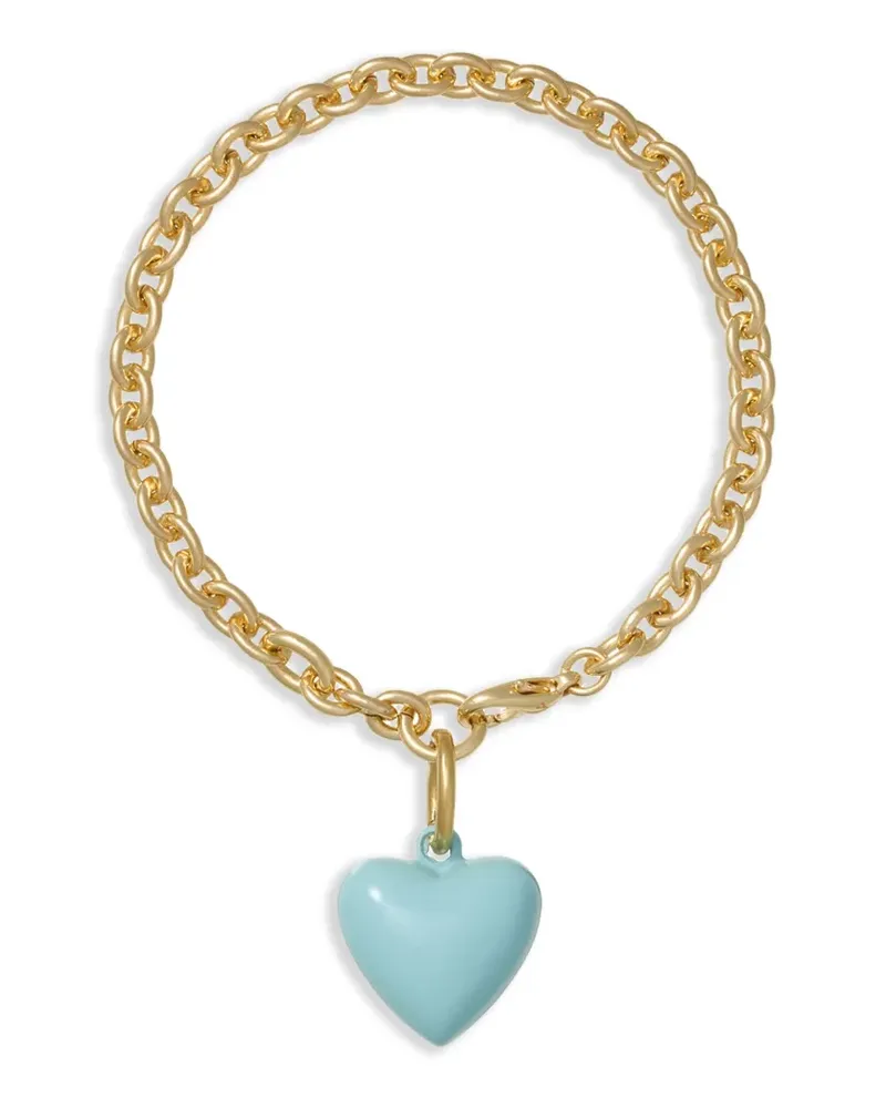 Roxanne Assoulin The Mini Puffy Armband mit Herzanhänger - Gold Gold