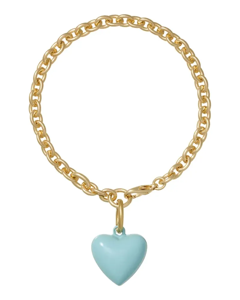 Roxanne Assoulin The Mini Puffy heart-charm bracelet - Gold Gold