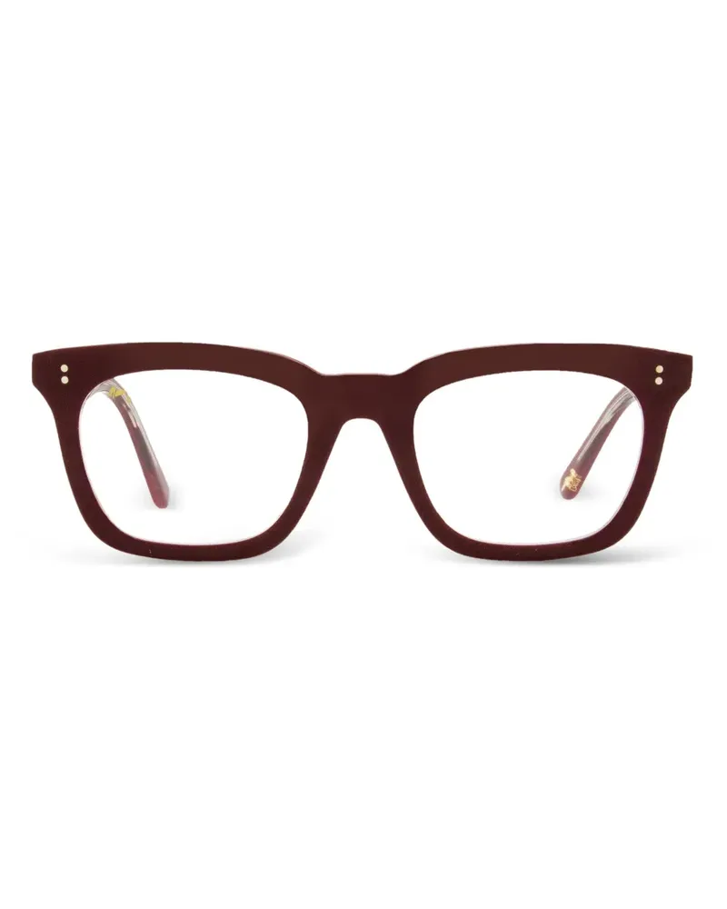 Maui Jim Brille mit eckigem Gestell - Rot Rot