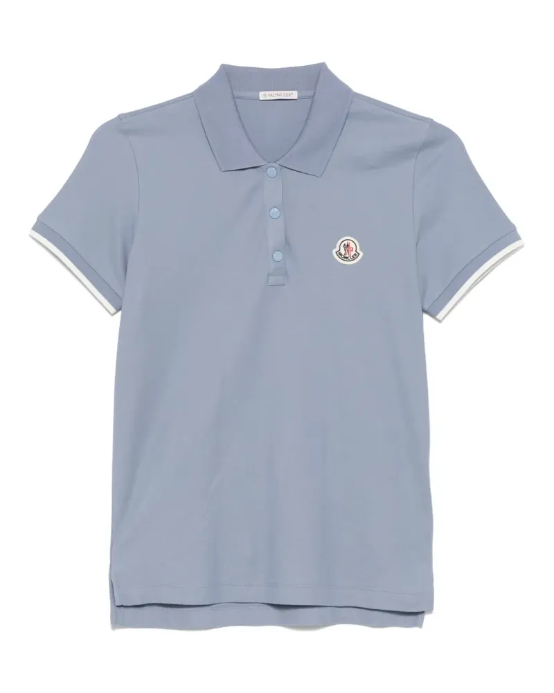 Moncler Gestricktes Poloshirt - Blau Blau