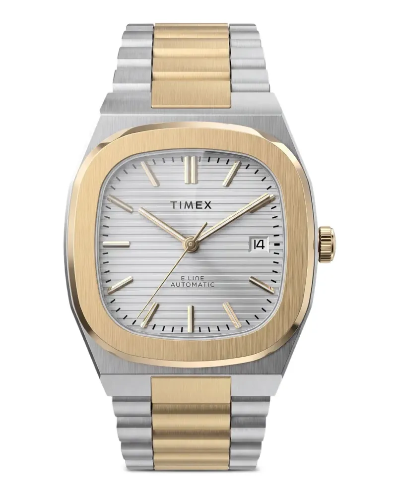 Timex E Line Armbanduhr 38mm - Silber Silber