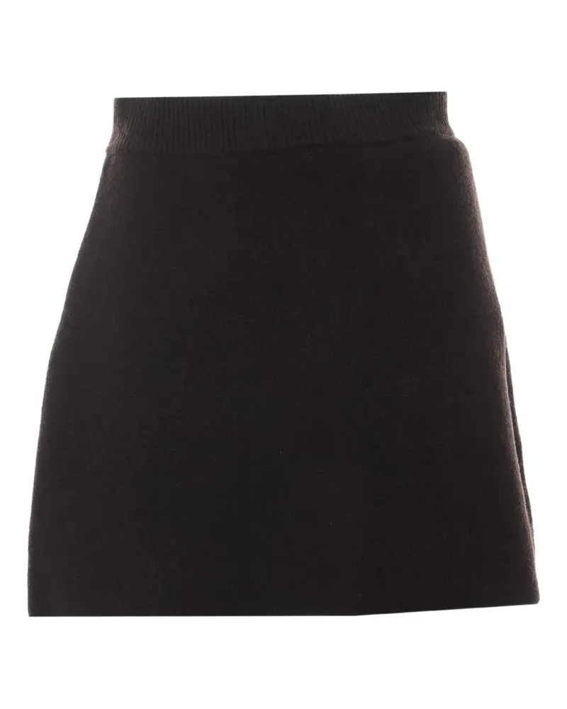 Lisa Yang Clare Minirock aus Strick - Braun Braun