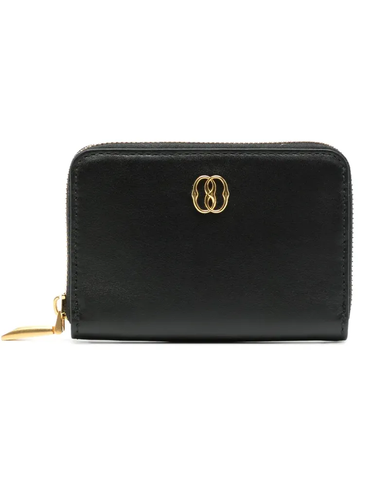 Bally Portemonnaie mit Logo-Schild - Schwarz Schwarz