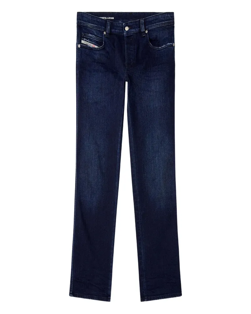 Diesel Abrasions Rinse Jeans - Blau Blau