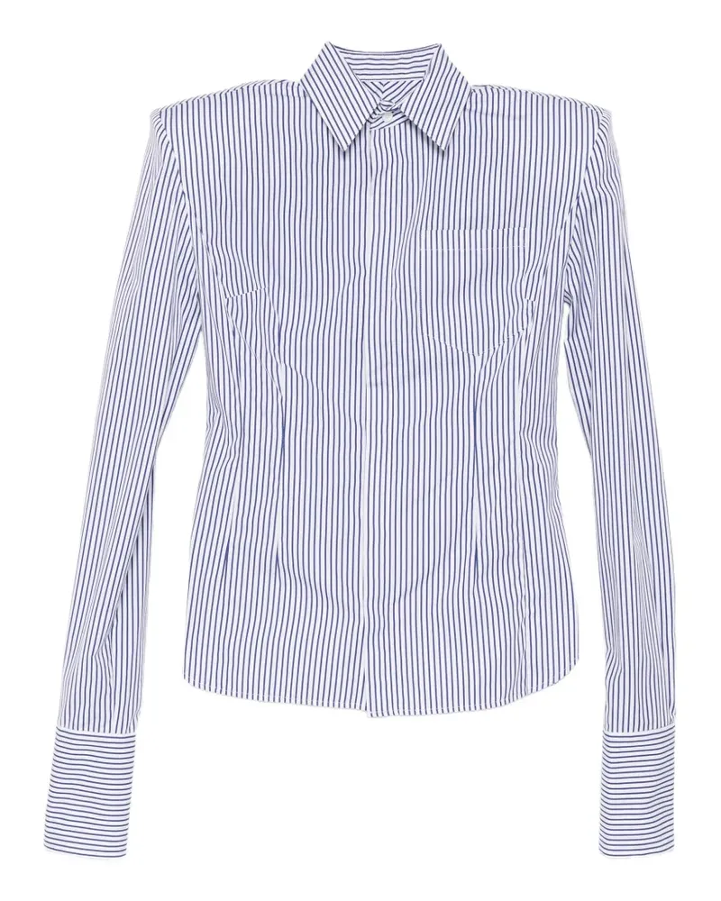 JUUN.J Hemd mit gestreiften Schultern - Weiß Weiß