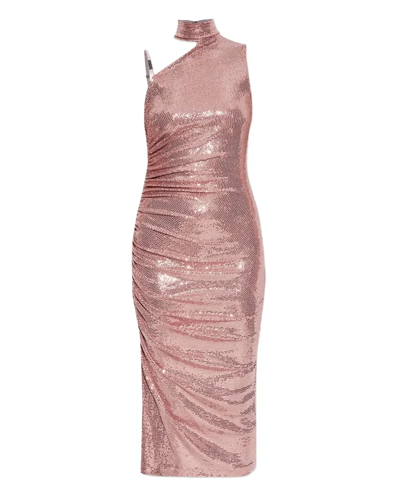 Versace Jeans Kleid mit Stehkragen - Rosa Rosa